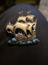Vintage Enamel & Marcasite