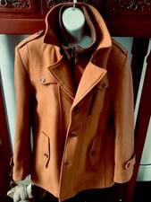 Burnt Orange Wool /Poly Mix