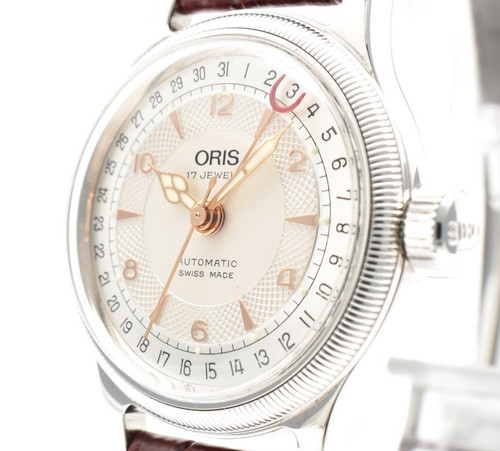Oris big crown - pointer, date