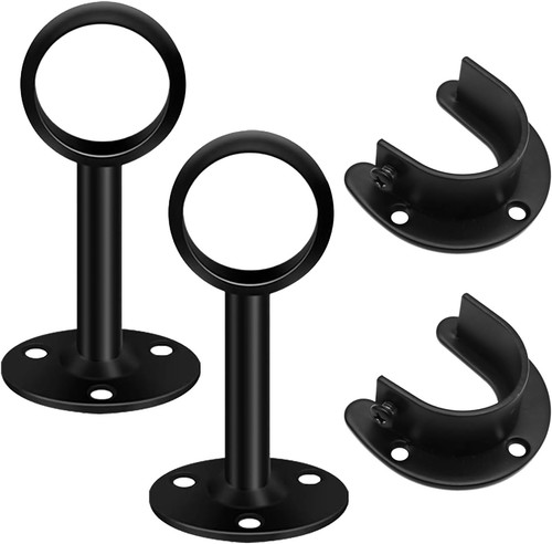 Set pole brackets 32mm - set,