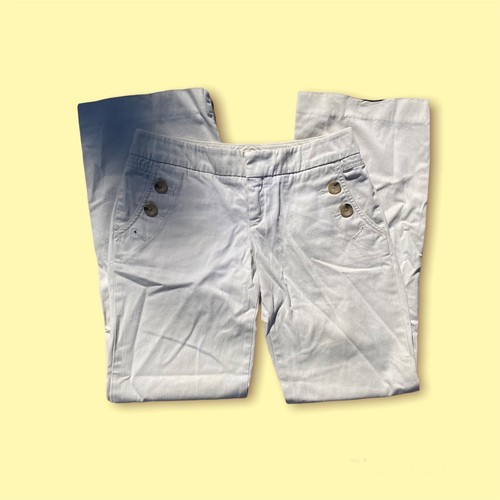 White sailor cropped pants - cropped,