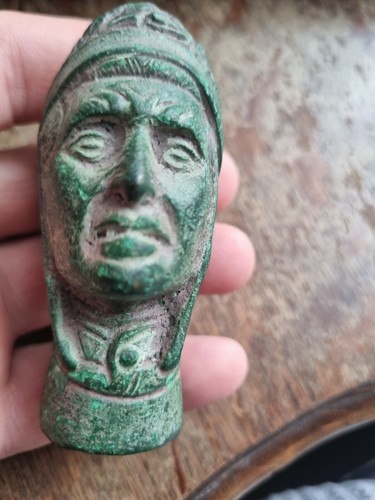 Art deco bronze ibust - ibust, dante