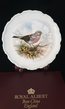 Royal Albert BOXED Plate CHAFFINCH From THE WOODLAND BIRDS COLLECTION