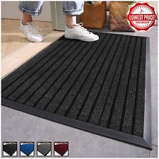 Door Mats Indoor Washable Dirt Trappers Non Slip Heavy Duty Entrance Runner Rug