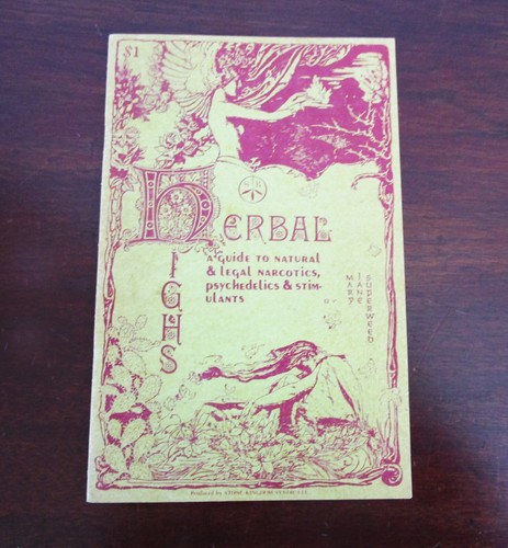 Vtg 1960s herbal highs guide - vtg,