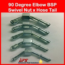 BSP 90 Deg Swept Hose Fitting