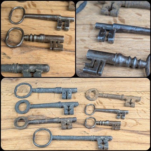 Large antique iron - 7,