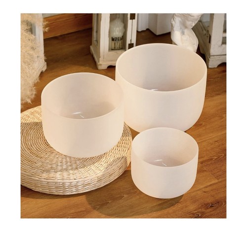 Crystal singing bowls - crystal, set