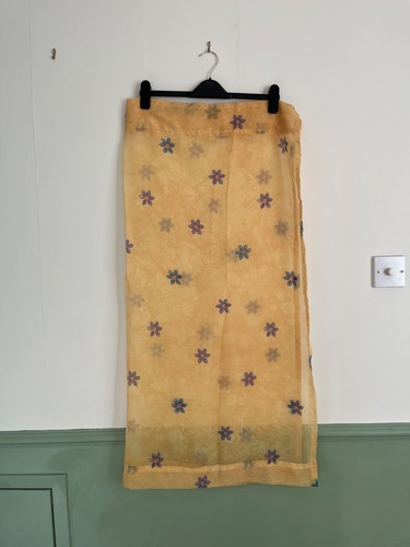 Single vintage sheer - , yellow