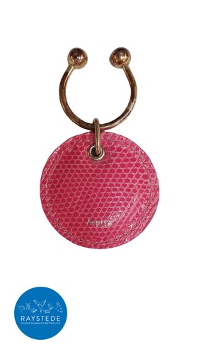 Asprey keyring pink leather - asprey,