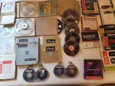 Vintage Used Mixed Lot Of 20 + Audio Tapes Many Boxed + Empty Spools In + out