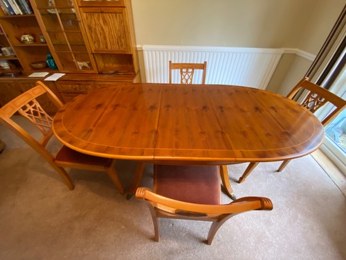 Yew extending dining room - yew,