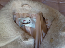 Vintage Eastex Luxury Mohair Coat retro car coat size  14 to 16  50's 60's