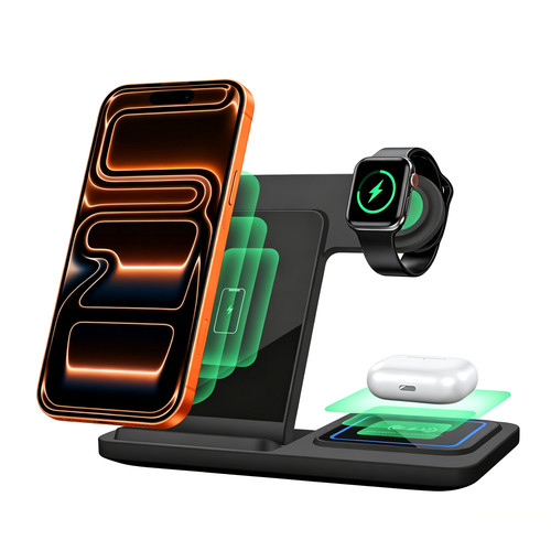 3in1 wireless charger fast - wireless,