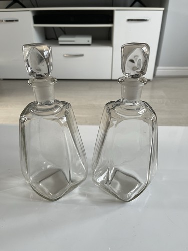 Antique art deco pair glass - antique,