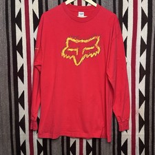 Vintage Fox Racing MTX Motocross Long Sleeve Shirt Size L Y2K Skater