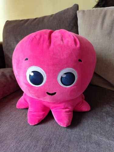 Octopus energy pink - kids, plush