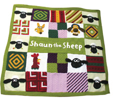 0181 Knitting Shaun the Sheep Blanket (132x132cm) DK - Vintage Pattern Copy