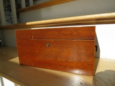 Antique mahogany Tea caddy