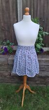 Hand Made Half Apron - One Of A Kind - 1940s design - ditsy print. New Gift Idea