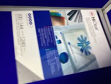 Pack of 100, 240 Micron A4 Clear GBC PVC Binding Report Covers HiClear Sheets