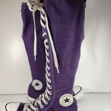 CONVERSE ALL STAR - Knee High Boots - Purple Women’s - Rare Size 5 UK