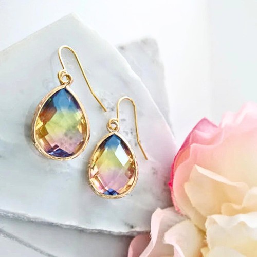 14k gold plated teardrop - plated,