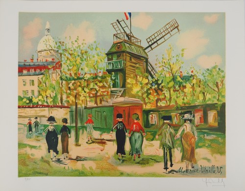 Maurice utrillo moulin de - utrillo:,
