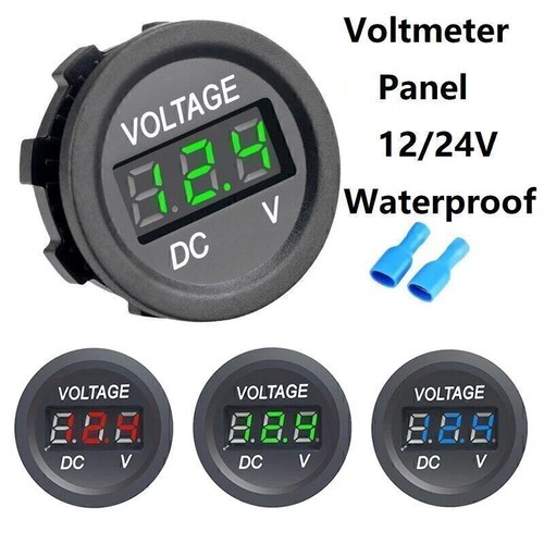 Led digital voltmeter panel - led,