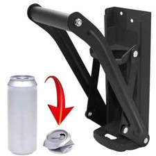 Wall Mounted Heavy Duty Metal Can Crusher Smasher Recycling with Bottle Opener