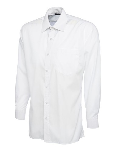 Uneek mens long sleeve - mens, poplin