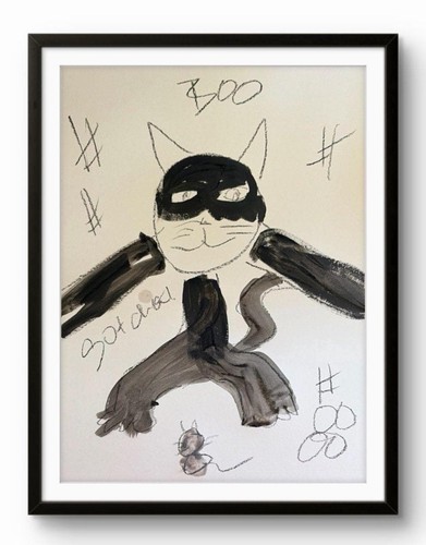 Original 8x10 acrylic paper - 8x10,
