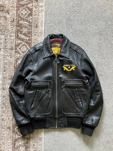 Vintage avirex leather jacket - vintage,