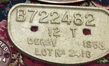 1953 Derby 12ton Railway Wagon