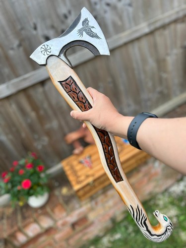 Handcrafted decorative axe - handcrafted,
