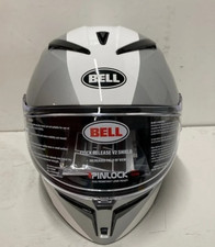 Bell Lithium Shear Grey / White Motorbike Helmet with Pinlock visor boxed SizeXL