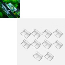 10PCS Acrylic Aquarium Glass Cover Bracket Holder Fish Tank Lid Clips Bracket