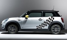 2x Chequer Flag Side Car Door