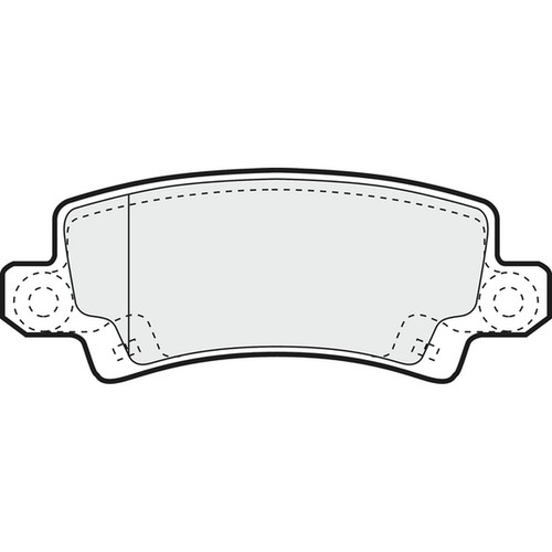Brake pads set for - pads, toyota