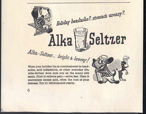 Alka seltzer for holiday - alka-seltzer,