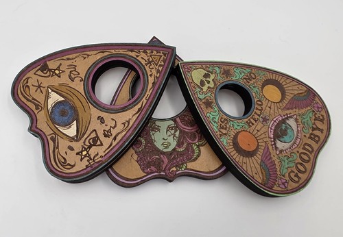 Wooden ouija spirit - wooden, board