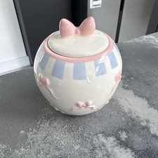 Primark Embossed Pink Bow Blue