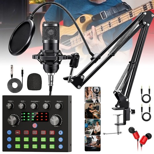 Live sound card and audio - live,