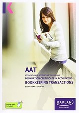 AAT Bookkeeping Transactions -