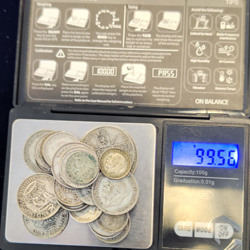 British pre 1947 silver - silver, coins