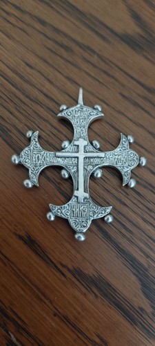 Large sterling silver cross - sterling,