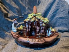 Incense burner. Oriental Fisherman.  Cone back burner.