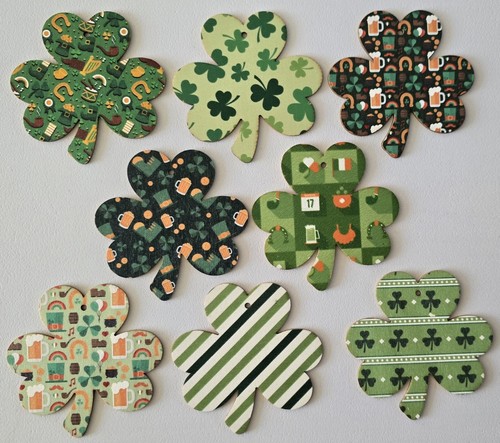 Wooden lucky shamrock - wooden,