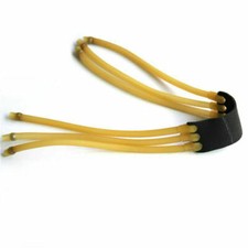 High Velocity Slingshot Catapult Flat Bands Ammo Elastic Hunting Camping Garden