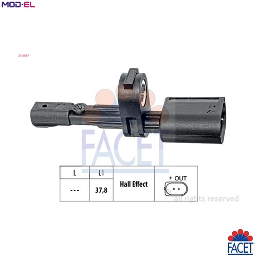 Sensor wheel speed 0017 - speed, 21.0017